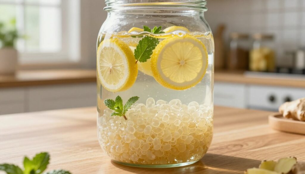 Fermentationsprozess von Wasserkefir