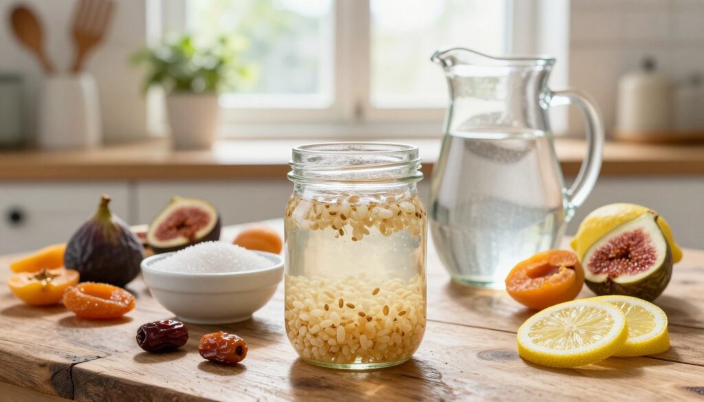 Zutaten für Wasserkefir